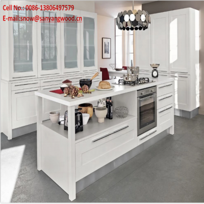 Customize whole kitchen set cabinet with pantry island and accessories